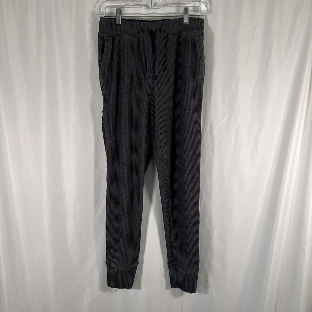 Haven Well Within Joggers Women's Small Grey Pull On Pockets Drawstring Ribbed